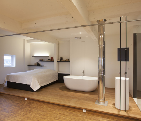 Monoton Loft - Slaap- en badkamer
